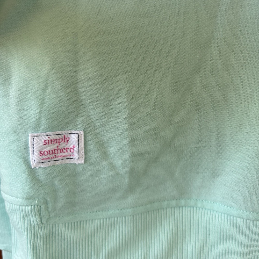 Simply Southern Sparkly Lake Please Crew Neck Pullover Sweatshirt 2XL *NWT - Picture 4 of 12